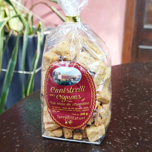 Canistrelli with Onions