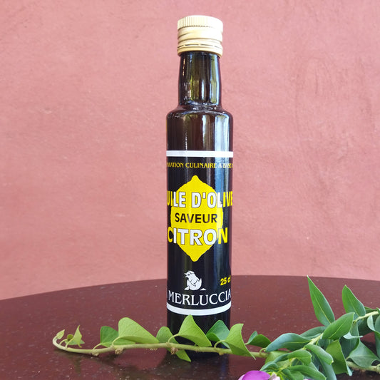 Korsisches Olivenöl mit Zitrone